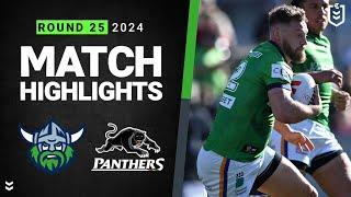 NRL 2024 | Raiders v Panthers | Match Highlights