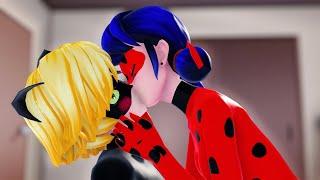 【MMD Miraculous】Love Moment  (Ladybug×Chat Noir)【60fps】