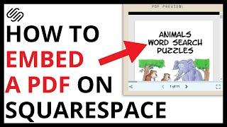 How to Embed a PDF on Squarespace [QUICK GUIDE]