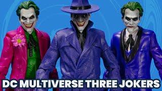 McFarlane Toys Batman Three Jokers Comedian, Clown, and Criminal Action Figure Review