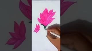 "How to Draw Beautiful Flowers | Easy Step-by-Step Tutorial | Drawing with Tasnia"