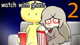 Watch With Ghost 2 ️  | my ghost friend - compilation 2 #myghostfriend #animation #cute