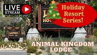 LIVE: Christmas Resort Tour | Disney’s Animal Kingdom Resort | 12/22/2024