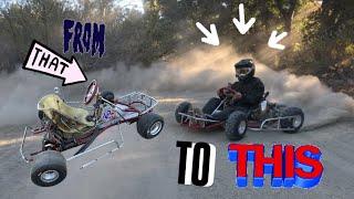 I BUILT AN OFF-ROAD GO KART | KTM 2 STROKE SWAP