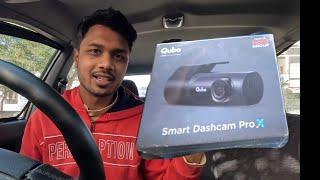 installed affordable dash cam for car | qubo pro x | hyundai accent