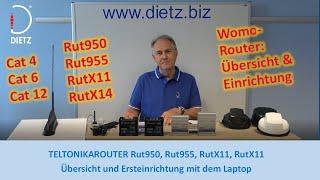 Dietz: Teltonika - Router Rut950, Rut955, RutX11, RutX14 mit Ersteinrichtung  am PC