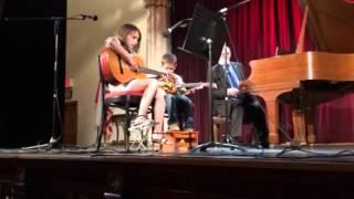 Alex & Olivia guitar duo, "Shoo Fly"