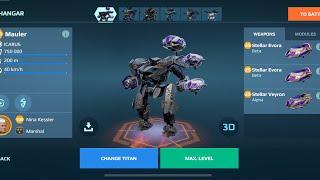 Mauler Sonic Weapon Evora Veyron | War Robots Gameplay