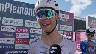 Filippo Baroncini - Interview at the start - Gran Piemonte 2024