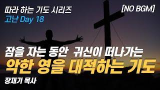 (따라하는 기도시리즈) 110 악한 영을 대적하는 기도, 악한 영이 떠나가는 기도, 귀신을 쫓아내는 기도, 권세기도, 선포기도, 잠자며 듣는 기도 / 장재기 목사 [NO BGM]