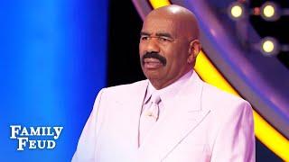 Chelsea’s hairy podium answer offends Steve Harvey!!