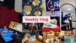 WEEKLY VLOG: Dinner date,bowling,house cleaning,lots of cooking