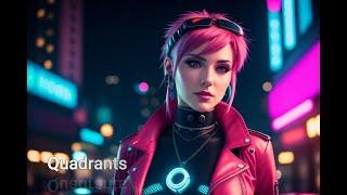 Mythic Mystic Music - Quadrants | Cyberpunk Synthwave AI Music | [Official Audio] 2024