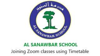 Access Zoom Class Using Timetable  - By Buti Alhameli