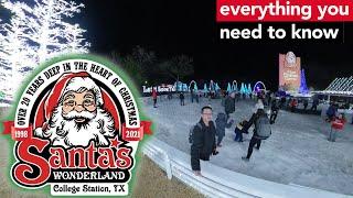 A Wonderful Texas Christmas Experience @ Santa's Wonderland | They have SNOW️ | College Station, TX