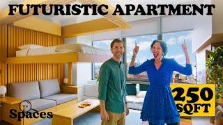 Inside a Micro NYC Apartment from the Future (250sqft) |  Tiny Spaces