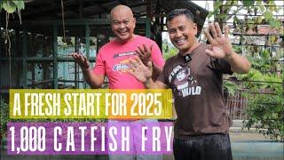 Starting Strong in 2025 : 1,000 Catfish Fry & Fresh Start for My Circular Fish Pond!