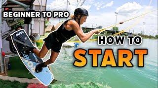 How to START - Beginner to PRO Cable Wakeboarding Tutorial