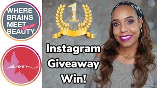 MY FIRST INSTAGRAM GIVEAWAY WIN FT WHERE BRAINS MEET BEAUTY PODCAST & SOON SKINCARE | JackieNaturals