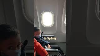 Flying to Sydney