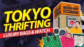 Japan shopping | Seiko and Luxury bags thrifting | BookOff Super Bazaar #japan #tokyo