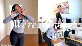 Weekly Vlog| WE'RE MOVING so let's CLEAN+ PACK+ LEAVE