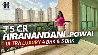 Hiranandani Gardens LUXURY 3 & 4 BHK Tour at Powai, Mumbai with Forest View | Review, Price & Layout