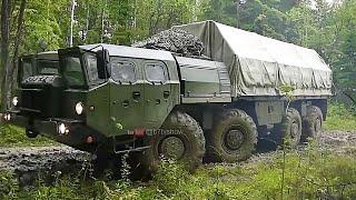 Kraz, Kamaz, MAZ, Ural Dangerous Extreme off road Driving Skills Russian Trucks Vs