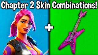 10 BEST FORTNITE CHAPTER 2 SKIN + BACKBLING COMBOS! (New Battle Pass Combinations)