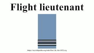 Flight lieutenant