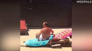 DAD DESTROYS A SUNBED | WIDOFAILS