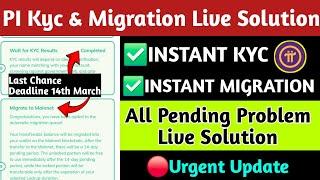 Urgent PI NETWORK KYC & MIGRATION 100% WORKING SOLUTION | PI NETWORK KYC SOLUTION