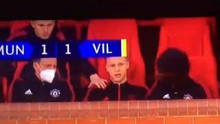 Van De Beek angry at Solskjaer