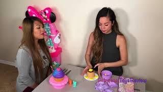 79 Pretend Play Cooking with Minnie Mouse Kitchen Toy with Princess ToysReview   Num Noms snackable