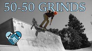 Skateboarding Lessons: HOW TO AXLE STALL & BACKSIDE 5050 * All levels of Control, Grinding, Safety *