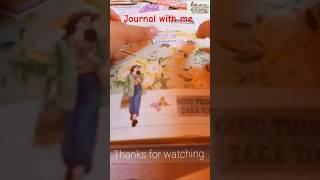 Journal with me  #howtomakejournal #journal #journaling #shorts