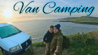 Winter VAN Camping new forest & swanage Adventure van life/car camping