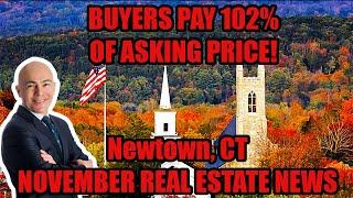 Newtown, CT: Homes Sold for 102% of Asking Price in November 2023 | Igor Krasnoperov