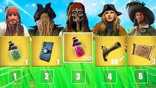 The *RANDOM* PIRATES OF THE CARIBBEAN Challenge in Fortnite