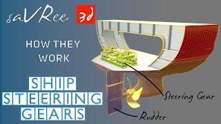 How Massive Ship Steering Gears Work!