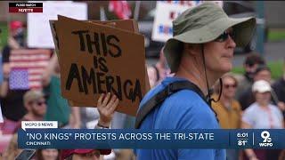 'No Kings' protests held across the Tri-State