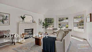 7997 Oakmont Drive ~ Santa Rosa Home for Sale