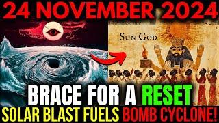 CAUTION! Double Solar EXPLOSION & Radiation Storm Unleash INTENSE Bomb Cyclone Energies on Earth!