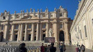 ROME ITALY FAMILY TOUR: ST. PETER BASILICA- ST. PETER SQUARE / Family Tour Part 1