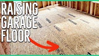 Convert Your Garage into Living Space |Raising the Floor|