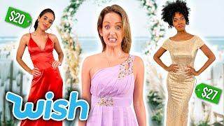 Trying WEIRD Wish Bridesmaid Dresses! [Formal Dresses Under $40]