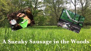 Sausages in the woods with trangia mini