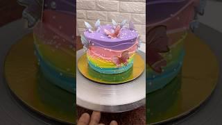 Beautiful butterfly cake design #shortsfeed #shorts #trending #butterfly #butterflycake #recipe