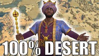 Civ 6 | I Played A Map With Nothing But Desert & New Civs – (#1 Deity Sundiata Mali Civilization VI)