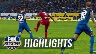 Leon Bailey scores a lovely back-heel goal for Leverkusen | 2017-18 Bundesliga Highlights